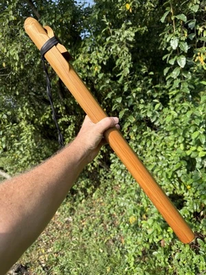 Flauta Drone Doble Estilo Nativo Americano | Cedro Occidental | Bajo Cm | 440 Htz. Foto 1 de 4