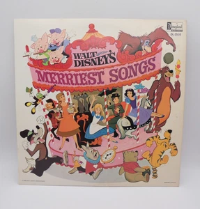 1968 Walt Disney's Merriest Songs A Disneyland Record Vinyl Record - Picture 1 of 8