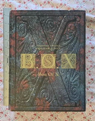 X Japan Best of X B.O.X Limited edition Boxed 2CD T-shirt VHS Booklet Set - Image 1 of 4