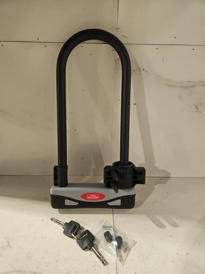 Burg Wachter Sold Secure Gold Approved D Lock Grey/Black Large Bicycle Lock - Image 1 of 4