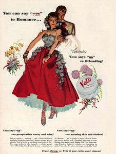 1948 Veto Deoderant: Say Yes to Romance Vintage Print Ad - Picture 1 of 1
