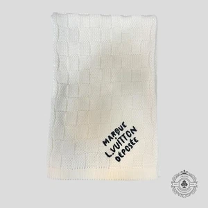 Louis Vuitton Damier Snug Creme Schal - Bild 1 von 5