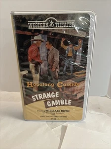Hopalong Cassidy Strange Gamble VHS Western Theater Buena Vista Clamshell - Picture 1 of 9