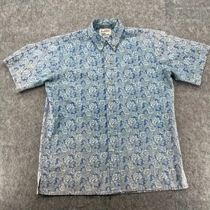 Camisa De Colección Reyn Spooner Alfred Shaheen Abotonada Para Hombres M Floral AOP *Desteñida* - Imagen 1 de 16
