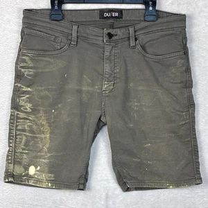 Pantaloncini DU/ER N2X slim fit taglia 36 grigi traforati bici invecchiata messenger punk - Foto 1 di 12