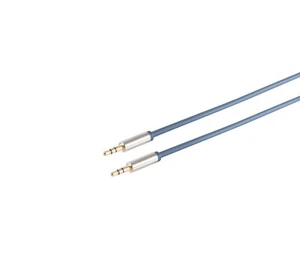 Audiokabel 3,5mm Klinken Metall Stecker Aux Verbindungskabel Klinkenkabel - Bild 1 von 10