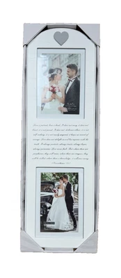 Lindo marco de fotos de boda Malden fotos familiares amigos esposo esposa marco de fotos Foto 1 de 4