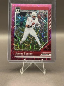 2024 Donruss Optic James Conner #2 Pink Velocity 46/80 Arizona Cardinals -GL12 - Picture 1 of 4