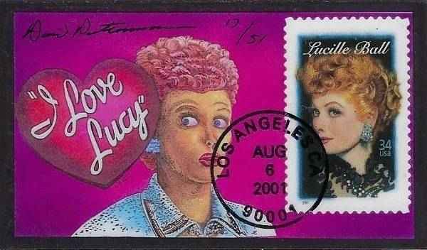 I Love Lucy, Lucille Ball Sc. #5323 Imán Primer Día Foto 1 de 1