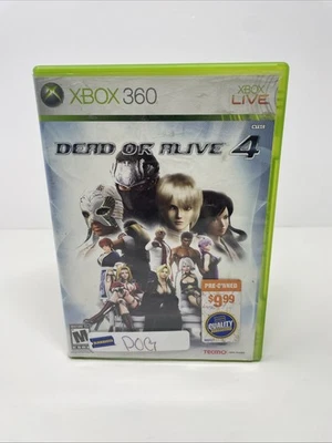 Dead or Alive 4 - No Manual - Tested  (Microsoft Xbox 360, 2005) Clean Disc - Image 1 of 4
