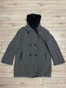 Vintage Damen Schneiders Wollmantel mit Kapuze Tiroler Loden Country 46 Zoll - Bild 1 von 13