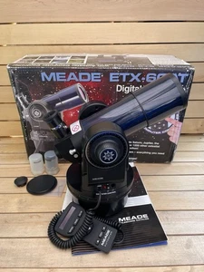 Telescopio digital refractor Meade ETX-60 AT con controlador de computadora funcionando - Imagen 1 de 13