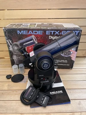 Meade ETX-60 AT Refractor Digital Telescope With Computer Controller Working - Image 1 of 4
