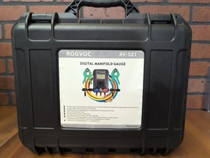 Refrigeration Digital Manifold Gauge Set HVAC System Vacuum Pressure Temp Tester - Picture 1 of 6