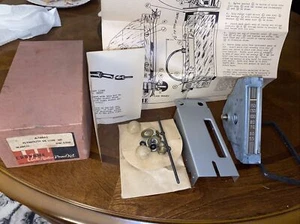VINTAGE NOS 1940 Plymouth WASCO DW- 5509 CRONAME AUTO RADIO PANEL KIT A-18862 - Picture 1 of 9