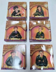 Nuevo 2001 Harry Potter Juego Completo #1-6 Dos Caras Mini Puzzle Serie Retrato  - Imagen 1 de 21