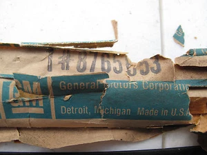 NOS 70-72 Chevrolet Monte Carlo Front Window Inner Sealing Weather Strip 8765653 - Bild 1 von 10