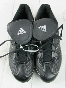 Adidas Mens Low Baseball Cleats Metal Cleat Black Size 8.5 - Picture 1 of 7