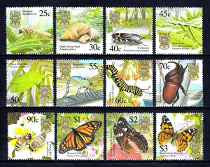 TUVALU — SCOTT 862-873 — SET INSETTI 2001 — NUOVO DI ZECCA — SCV $17 - Foto 1 di 1