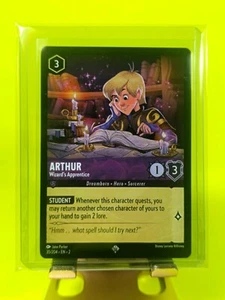 Arthur Wizard's Apprentice 35/204 sin lámina Disney Lorcana Rise of the Floodborn - Imagen 1 de 1