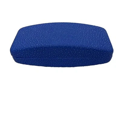 Royal Blue Textured Clam Shell Glasses Case California Accessories - Image 1 of 4