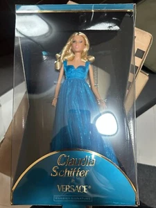 NEW Barbie Supermodel Claudia Schiffer Doll in Versace Gown IN HAND! Ships fast! - Picture 1 of 3