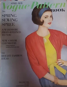 Vintage *Rare* VOGUE PATTERN BOOK / Magazine April - May 1961 Vol. 35 No. 5 - Picture 1 of 3