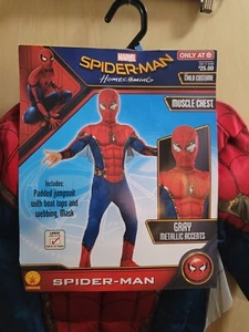 Spider-Man Homecoming Halloween Costume (Child) ~ SPIDER-MAN, Large (Size 12-14) - Picture 1 of 4