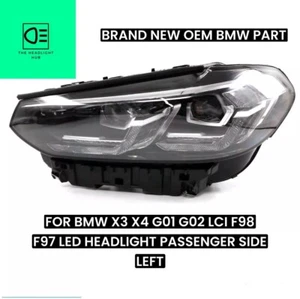 BMW X3 X4 G01 G02 IX3 LCI LED HEADLIGHT PASSENGER SIDE LEFT OEM NEW 2021-2024 - Picture 1 of 3