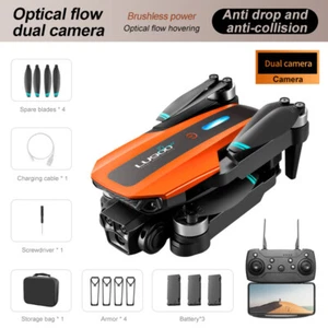 LU900 RC Drone WIFI FPV 4K HD Dual Camera Optical Flow Foldable Quadcopter - Picture 1 of 20