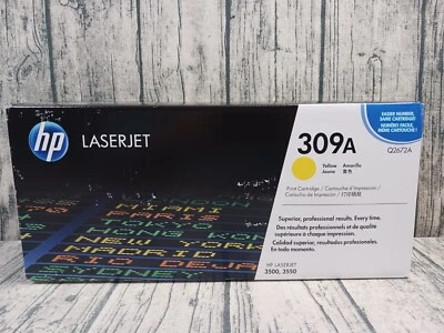 Genuine HP Laserjet (309A) Yellow (Q2672A) HP Laserjet (3500, 3550) Brand New - Image 1 of 4