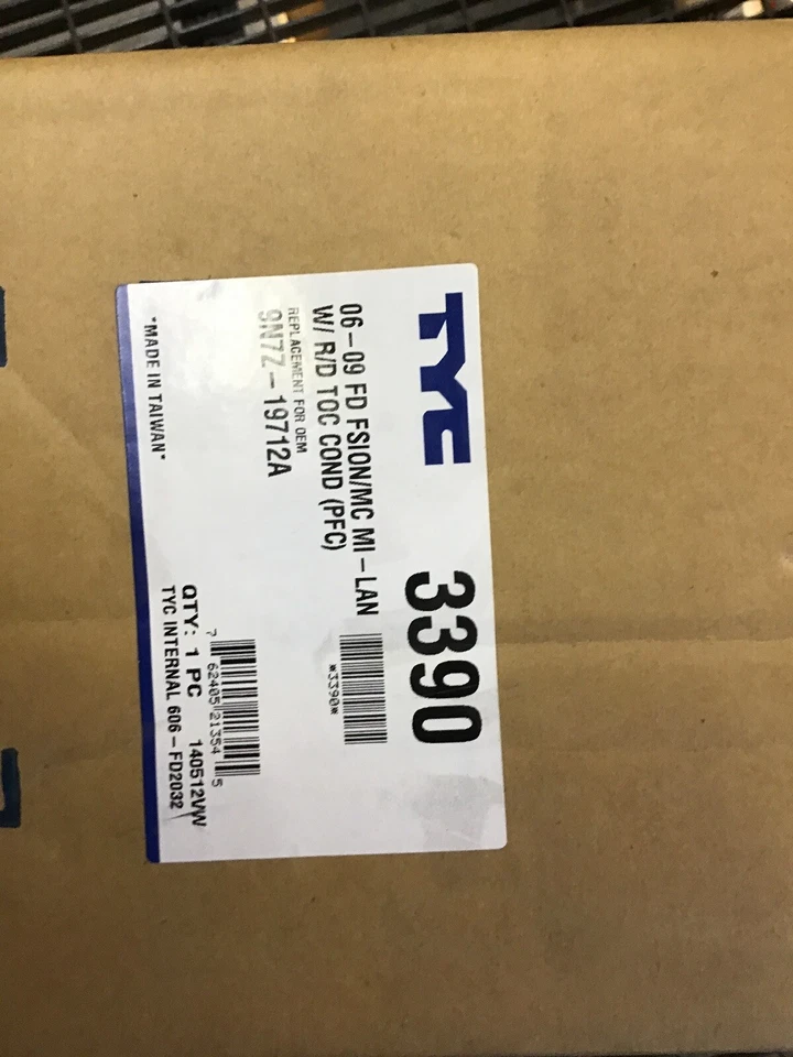 Condensador 3390 2006-09 Ford Fusion Foto 1 de 2