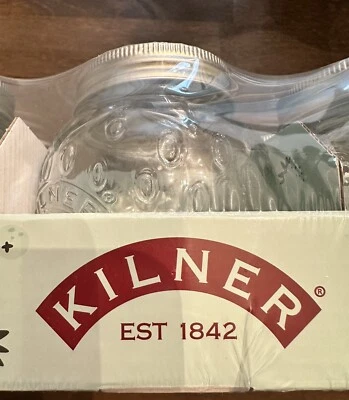 TOTALMENTE NUEVO Frascos de Conserva de Vidrio con Forma de Fresa Kilner Cantidad-6 Frascos Foto 1 de 4