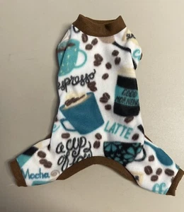 Dog Clothes  Fleece Pajamas                    Size :  5 PLUS XXS - Picture 1 of 2