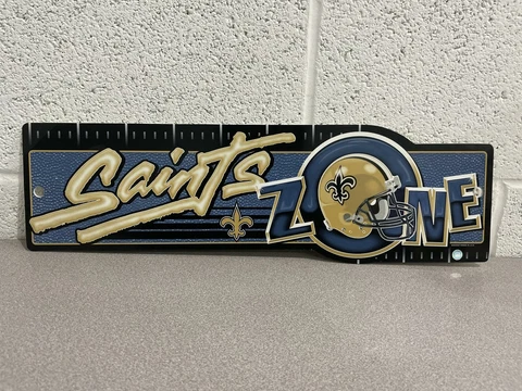 New Orleans Saints Football Plaque Cover