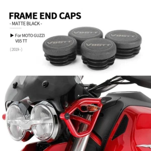 Frame Hole Cover Caps Plug Set for Moto Guzzi V85 TT 2019 - High Quality - Picture 1 of 7