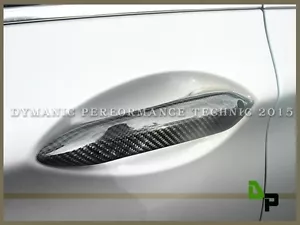 Door Handle Carbon Fiber Add-on Cover For 11-16 BMW 5-Series Sedan/Wagon/GT - Bild 1 von 3