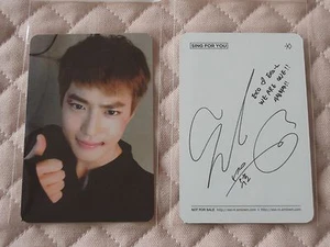 (ver. Suho) EXO Winter Special Album Sing For You Photocard Korean Version  - Picture 1 of 1