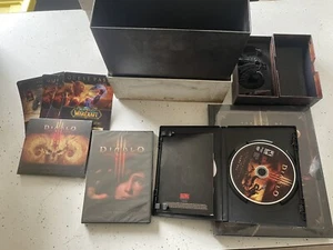 Diablo 3 Collectors Edition PC - Unknown If Codes Used. unopened art book, Cd - Picture 1 of 9