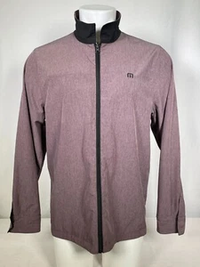 Travis Mathew Golf Battery Reversible Black/Purple Golf Jacket Men's LARGE - Picture 1 of 18