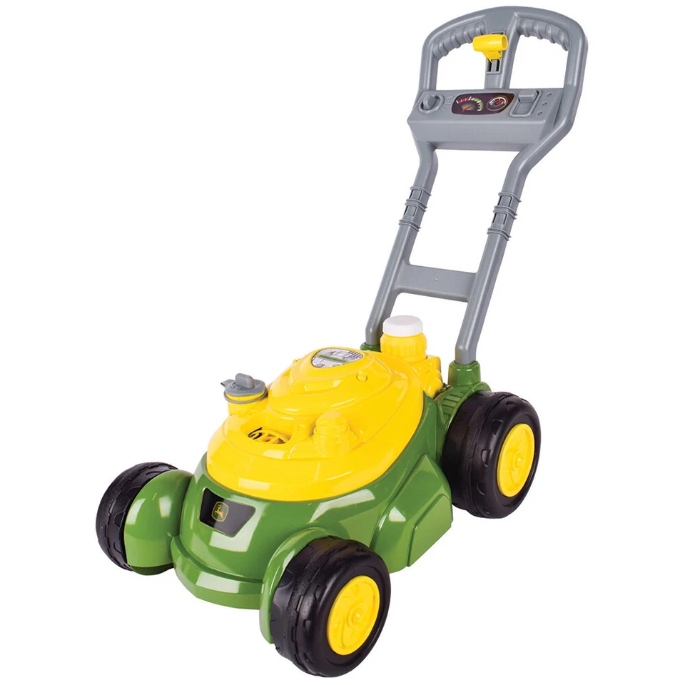 John Deere Bubble-N-Go Lawn Mower & Bubble Solution Kids Toy 118ml 3Y+ - image 1 of 4
