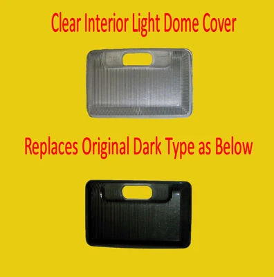 RoadNutz Clear Interior Light Dome Cover Replaces Dark for Mazda MX5 Mk2 1998-04 - Image 1 of 2
