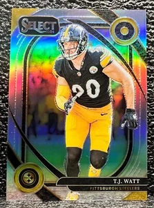 2024 Panini Select Football Base Club Level Silver Prizm - 294 T.J. Watt - Picture 1 of 2