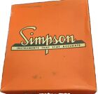 Simpson Model 29  O-50  DC Microamps  Cat NO. 3960 Annular