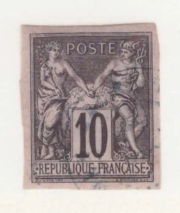 French Colonies Scott# 41 10c used Scott=$27.50 - Picture 1 of 1