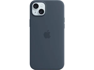 Apple Funda de silicona con MagSafe para iPhone 15 Plus, Azul tesmpestad - Imagen 1 de 1