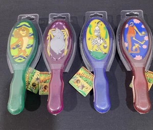 Madagascar Alex Lion, Gloria Hippo, Marty Zebra, Melman Giraffe 7” Brush 2004 - Picture 1 of 24