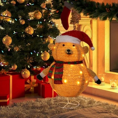 Penguin Bear Light Indoor Outdoor Christmas Decor,Collapsible Xmas Light Holiday - Image 1 of 4