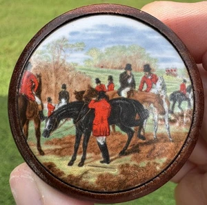 Vintage Keramik Fuchs Jagd Reitsport Wein Stopfen Jagd Erinnerungsstücke Korken Stopfen - Bild 1 von 6