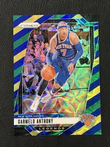2024-25 Panini Prizm #285 Carmelo Anthony Prizm Choice Blue Yellow Green - Picture 1 of 2
